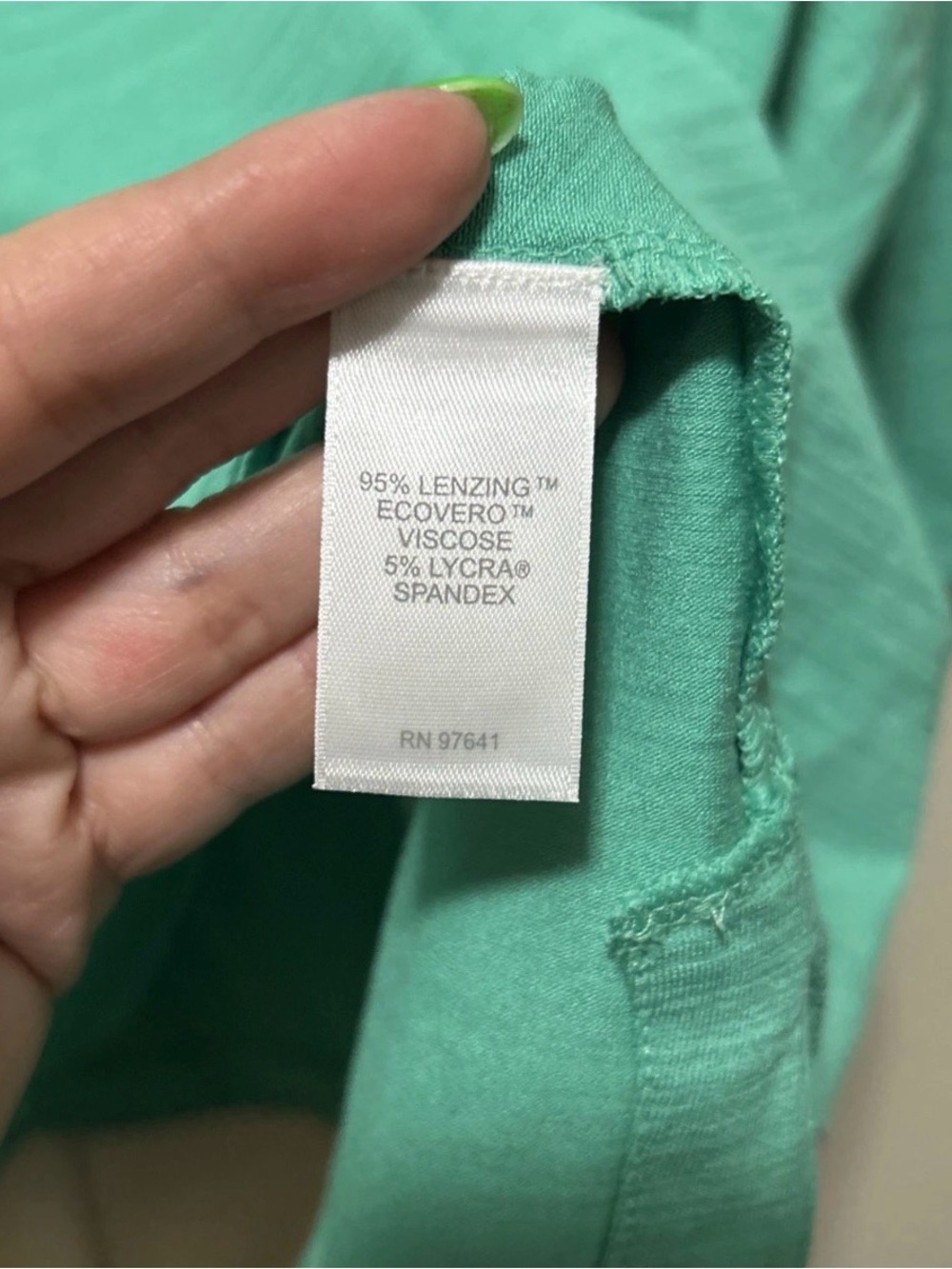 J. Jill Mint Green Relaxed Dolman Sleeve Top - Picture 6 of 6